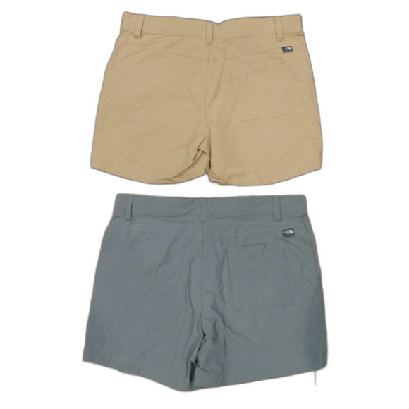The North Face Duck Green and Kelp Tan Girl's Shorts Lot of 2 Size Large NWT - Picture 2 of 2